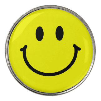 Happy Face Golf Ball Marker
