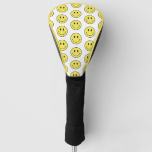 Happy Face Golf Head Cover