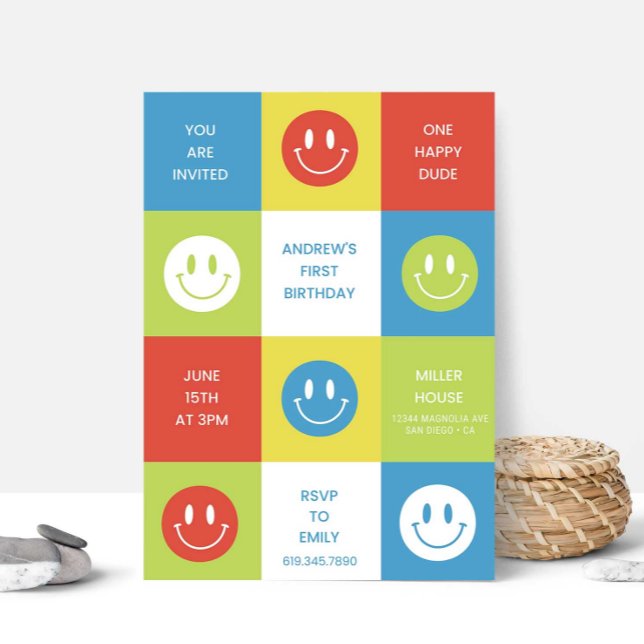 HAPPY FACE • HAPPY DUDE INVITATION  (Creator Uploaded)