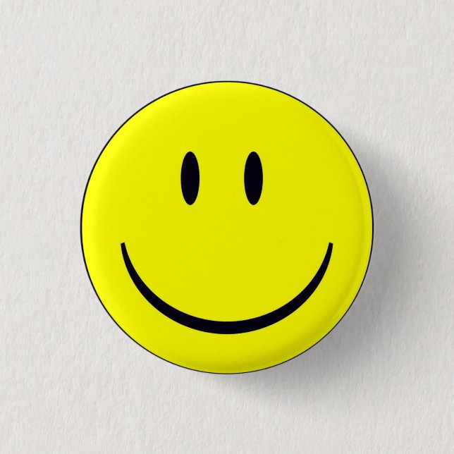 happy-face_happyface 2400-1 pinback button (Front)