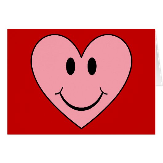 Happy Face Heart (Front Horizontal)