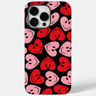 Happy Face Heart Case-Mate iPhone 14 Pro Max Case