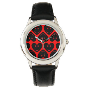 Happy Face Heart Watch