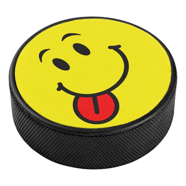 Happy Face Hockey Puck (3/4)
