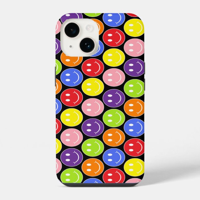 Happy Face Iphone Case (Back)