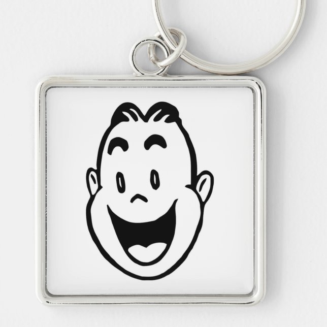 HAPPY FACE KEYCHAIN (Front)