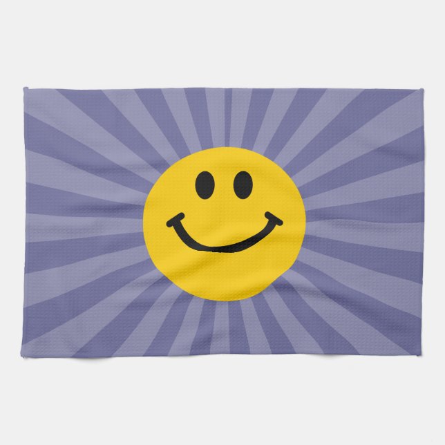 Happy Face Kitchen Towel (Horizontal)