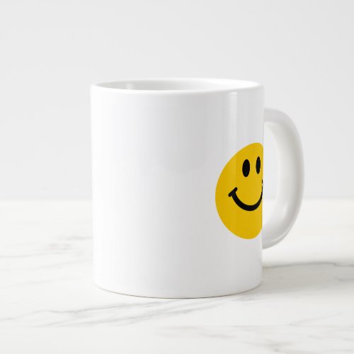 Happy Face Large Coffee Mug
