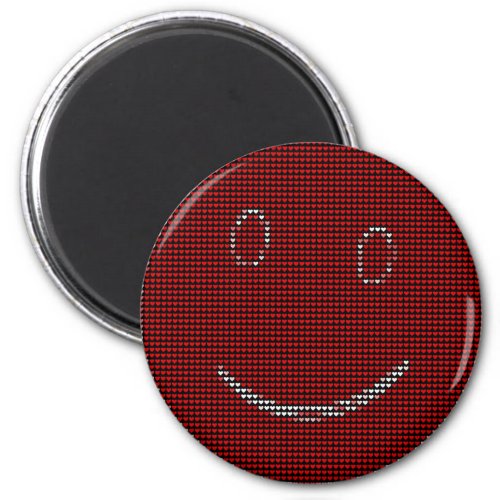 Happy Face  Magnet