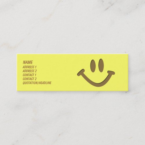 Happy Face Business Card