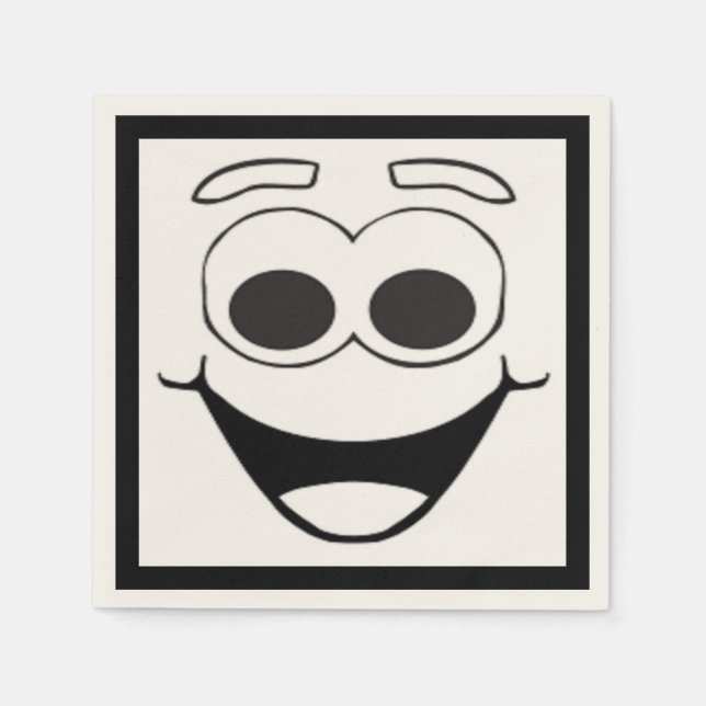 HAPPY FACE NAPKINS (Front)