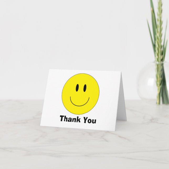 "Happy Face" Note Card (Front)