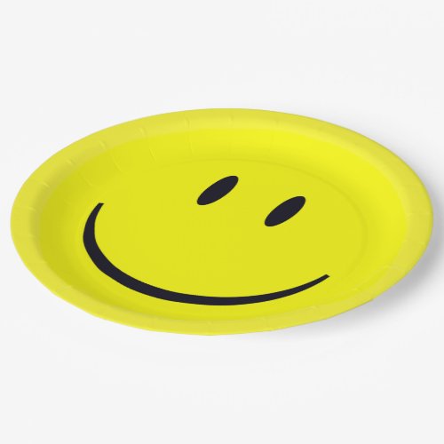 Happy Face Paper Plates