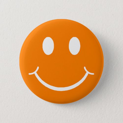 Happy Face Pinback Button