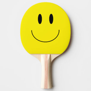 "Happy Face" Ping Pong Paddle