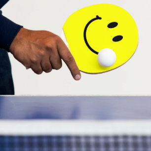 Happy Face Ping Pong Paddle