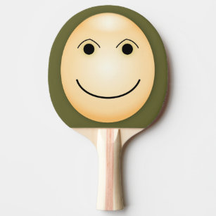 Happy Face - Ping Pong Paddle