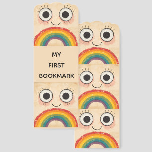 HAPPY FACE RAINBOW BOOKMARKS