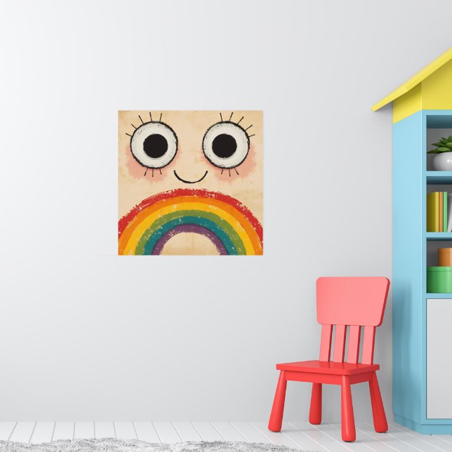 HAPPY FACE RAINBOW POSTER (Nursery 1)