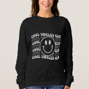 Happy Face Retro Cool Uncles Club Couple Matching  Sweatshirt