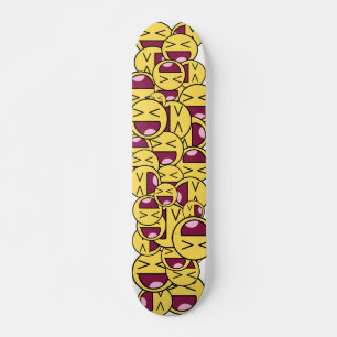 Happy face. skateboard deck