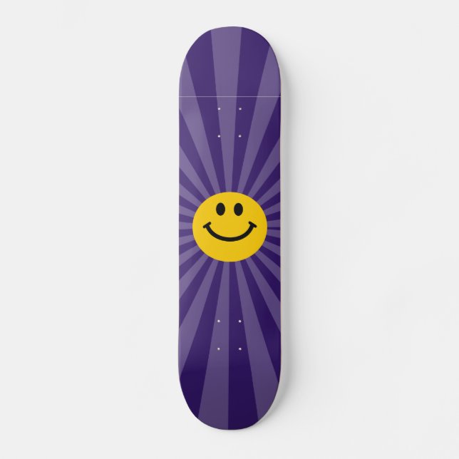 Happy Face Skateboard Deck (Front)