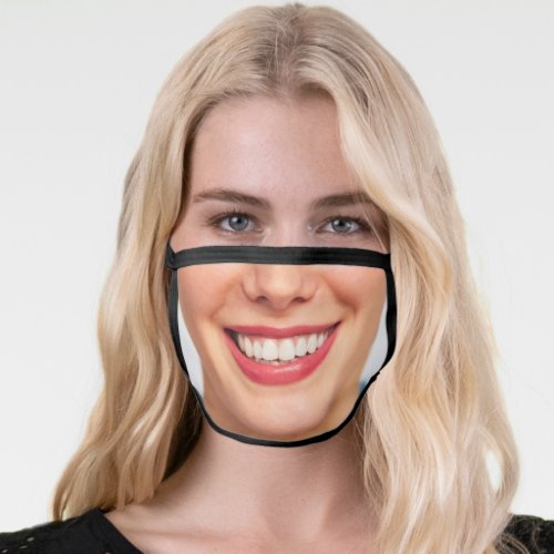 Happy Face _ Smile _ Add Your Special Photo _Funny Face Mask