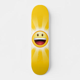 Happy Face Smiley Emoji Skateboard Deck