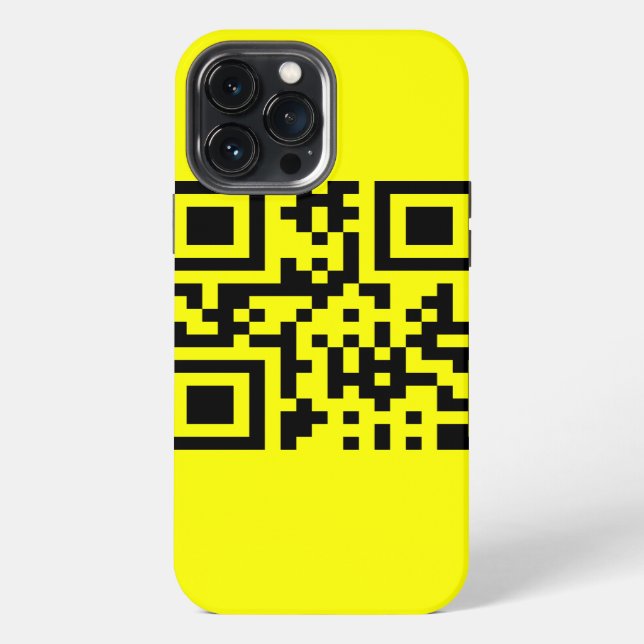 ☺ Happy Face Smiling Emoji -- QR Code Iphone Case (Back)