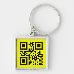 ☺ Happy Face Smiling Emoji -- QR Code Keychain