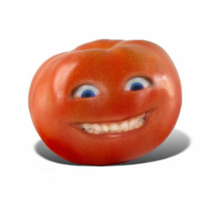 Happy Face Smiling Tomato Ornament