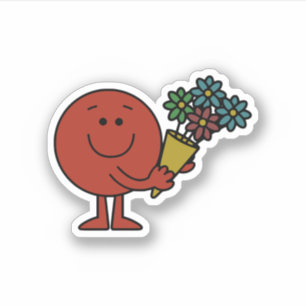 Happy Face Sticker -Cut Vinyl Sticker