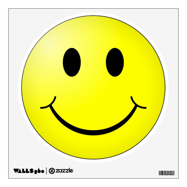 Happy Face Wall Decal (Front)