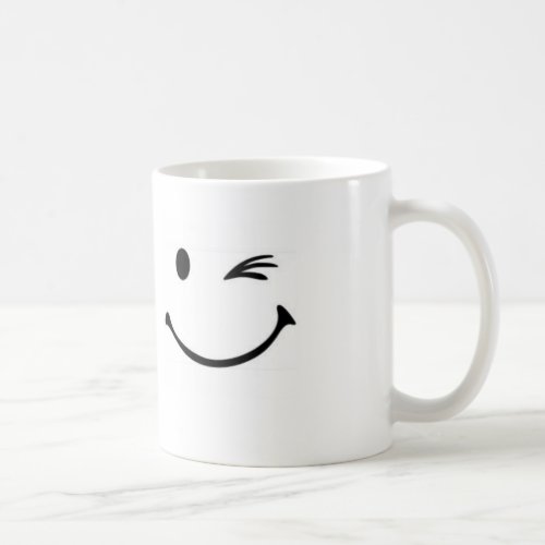 HAPPY FACE WINK MUG