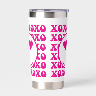 Happy Face, xoxo, valentine, custom mug, cup Insulated Tumbler