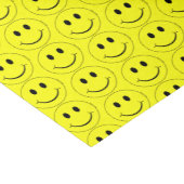 Happy Face Yellow Pattern Tissue Paper (Corner)