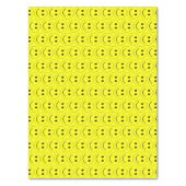 Happy Face Yellow Pattern Tissue Paper (Vertical)