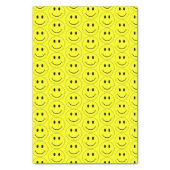Happy Face Yellow Pattern Tissue Paper (Folded)