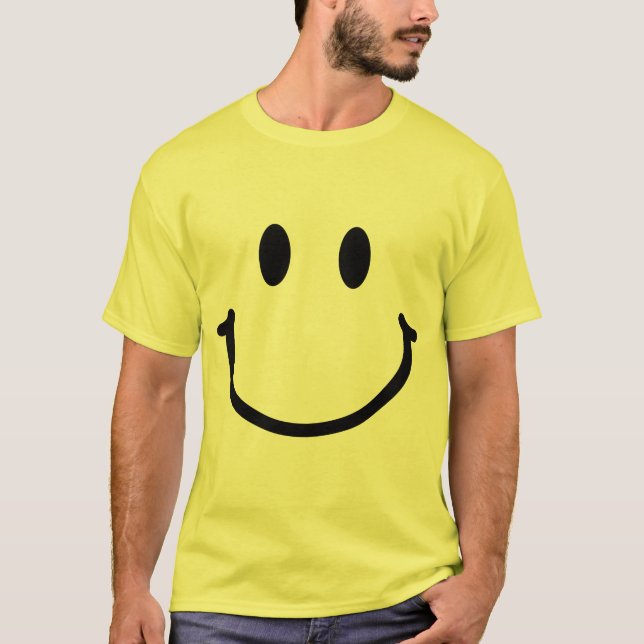 Happy Face Yellow T-Shirt (Front)