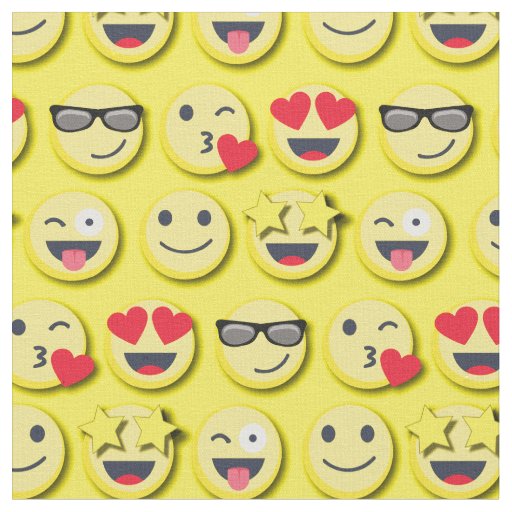 Happy Faces Cute Smiles Fabric