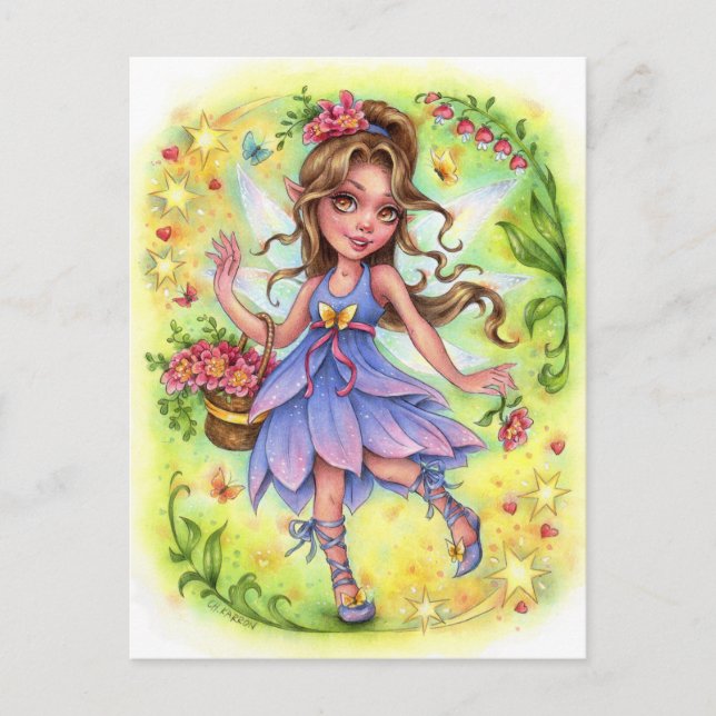 Happy Fairy Postcard (Front)