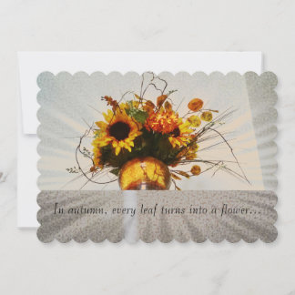 Happy Fall/Autumn Season card or invitation