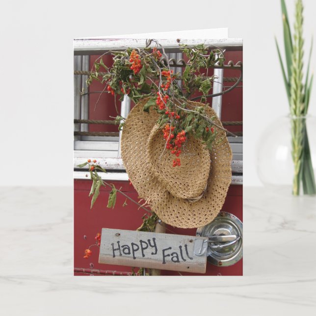 Happy Fall Card (Front)