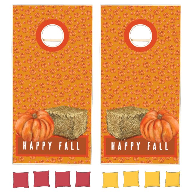 Happy Fall Cornhole Set (Set)