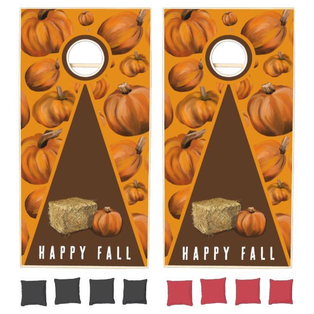 Happy Fall Cornhole Set (Set)