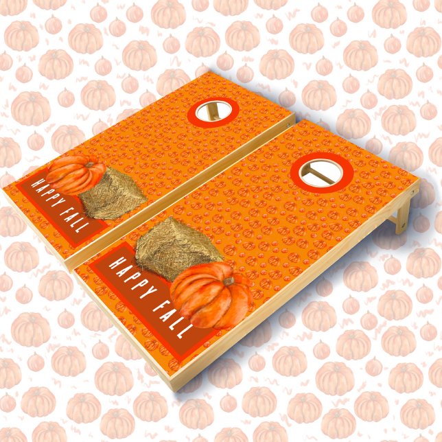 Happy Fall Cornhole Set (Creator Uploaded)