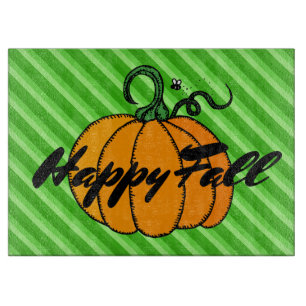 Happy Fall Cutting Board
