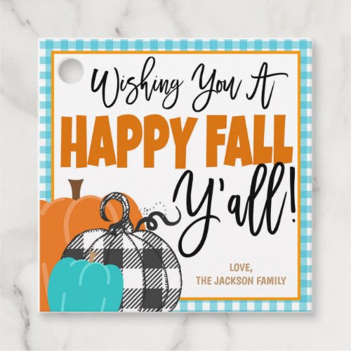 Happy Fall Gift Tag
