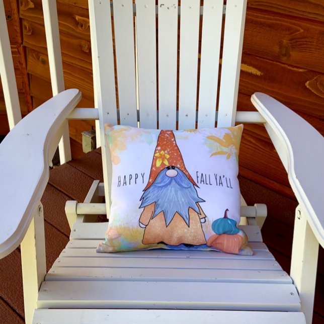 Happy Fall Gnome Pillow (Creator Uploaded)