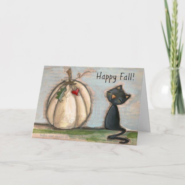 Happy Fall - Greeting Card (Front)
